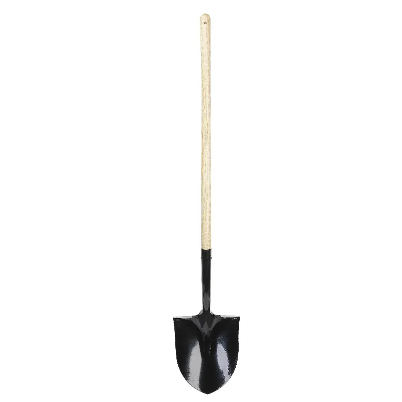 

Round-point Shovel with Wood Handle