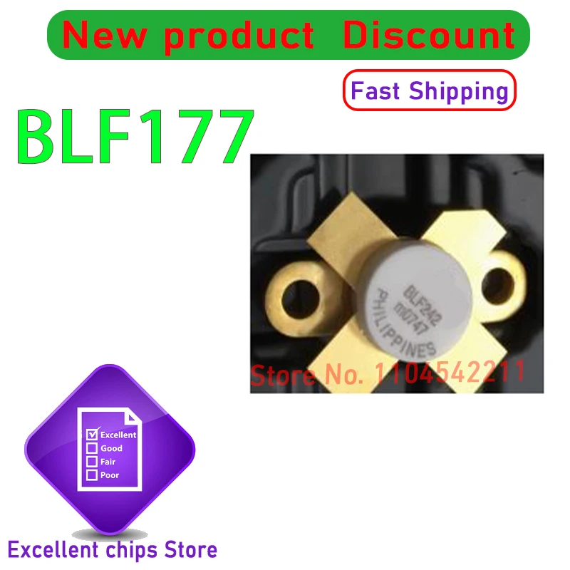 

1 шт./лот, новая оригинальная радиочастотная трубка BLF177 SMD, высокочастотная трубка, модуль усиления мощности, в наличии
