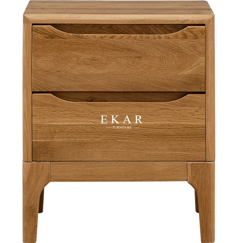 

Bedroom Furniture Solid Oak Nightstand Bedside Table Wooden Home Furniture Modern Simple New Modern Design,modern Style 1 Piece