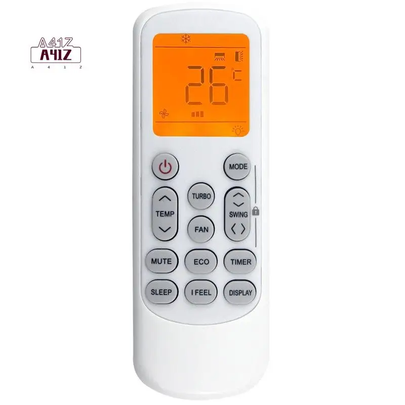 A41Z-Replace A/C Remote Control For PIONEER Air Conditioner Remote Control With Backlight