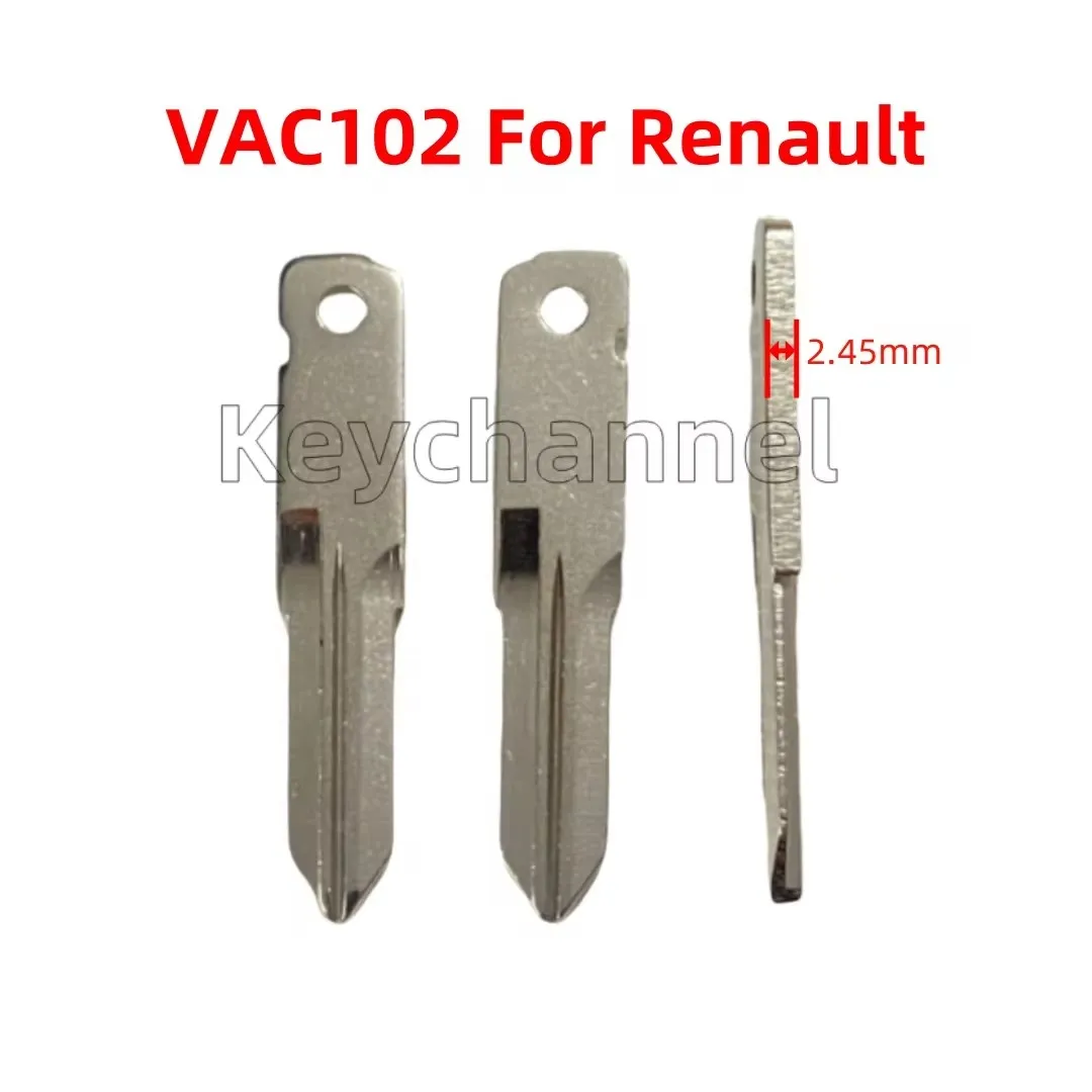 

Keychannel 10 шт./лот VAC102 лезвие автомобильного ключа необработанный откидной дистанционный ключ без надписей для Renault KANGOO сжатие оригинальный пульт дистанционного управления