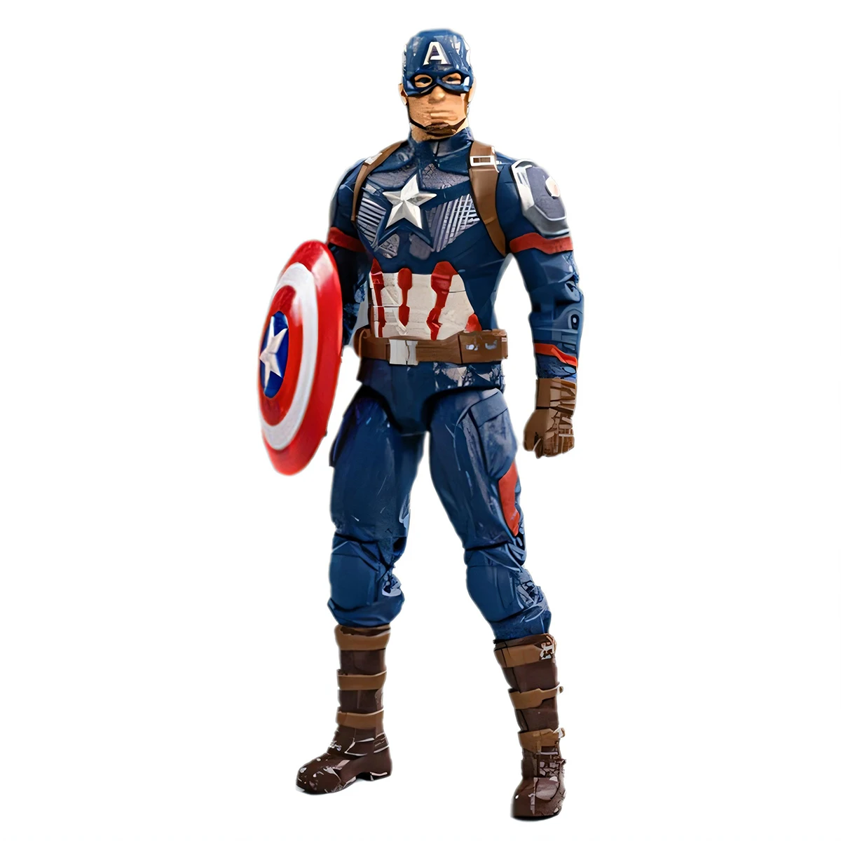 

HiPlay ZD Toys 7-inch Simple Articulated - Captain America Normal Version Action Figurine