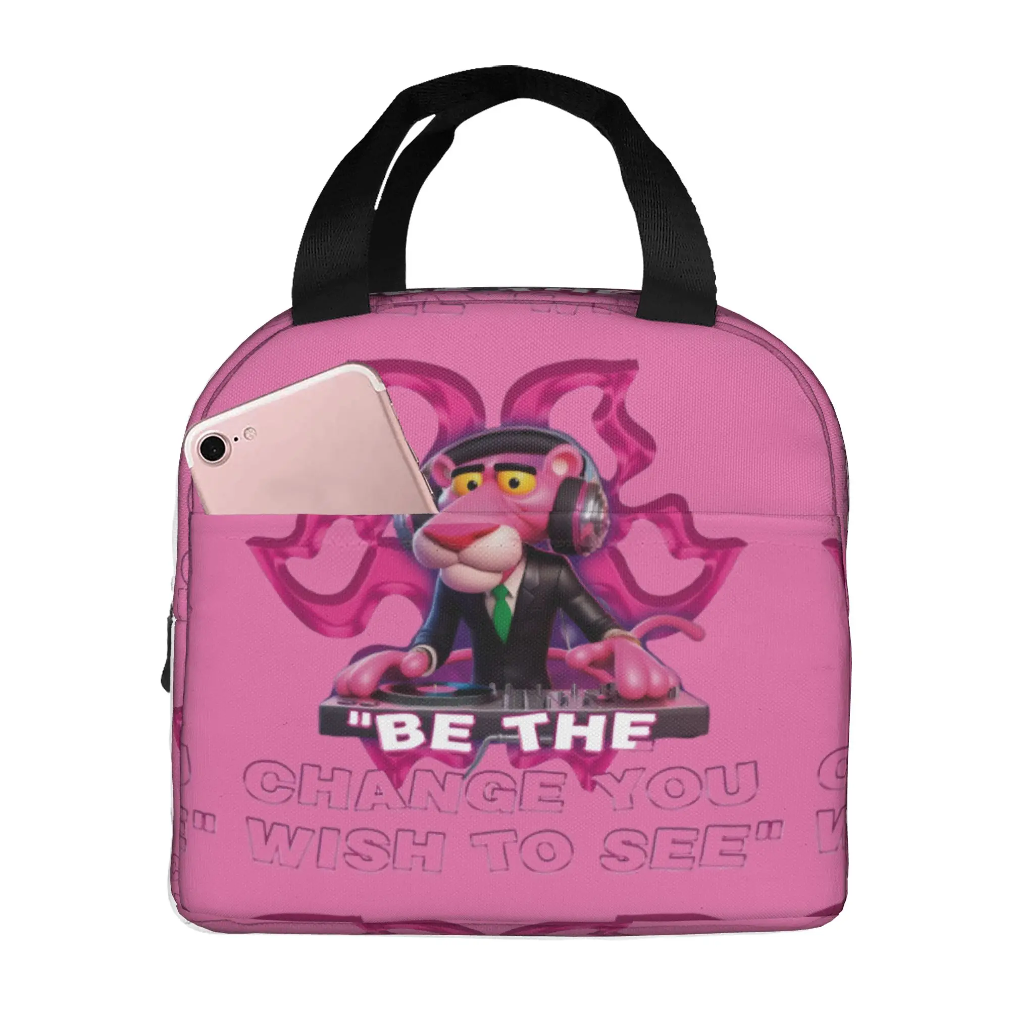 

Custom Leopard Lunch Bag Women Cooler Thermal Insulated Lunch Box for Adult Office