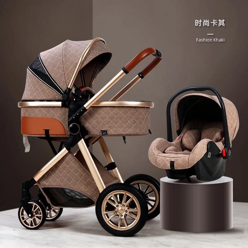 Highgrade Multifunctional Baby Stroller Easy Folding Perfect for Travel and Daily Use