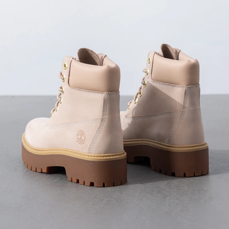 Timberland Women's Casual Shoes Outdoor Hiking Shoes Workwear Thick-Soled Height-Increasing High-Top Boots A6Awcdr1