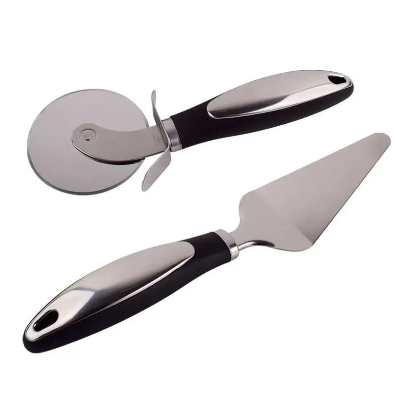Cortador de pizza em aço inoxidável, bolo, pão, tortas, faca de pizza, massa de pastelaria, rodas de cozinha doméstica, ferramentas de cozinha, forno, pizza, 1 peça