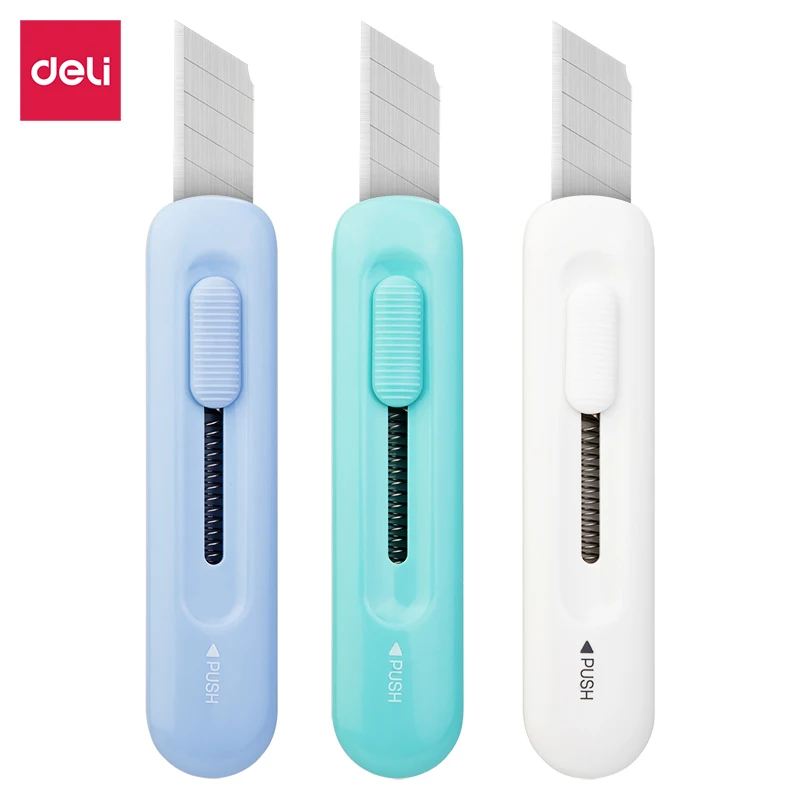 DELI SK5 Lâmina Cortador de Precisão Mini Faca Utilitária com Lâmina Snap-Off Ferramenta de Corte de Papel Profissional para Artesanato Arte Uso