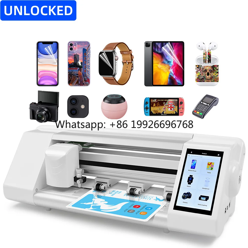 New Arrival Unlimited Mini Sticker Skin Screen Protector Cutting Plotter Nano Tpu Hydrogel Film Sheet Cutter