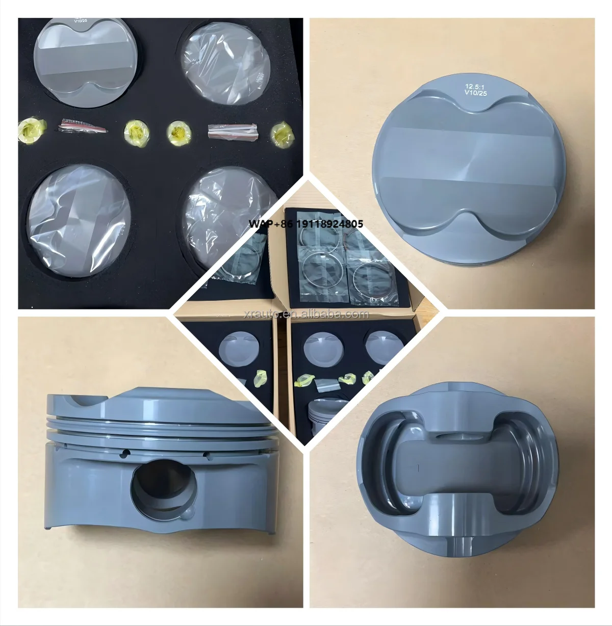 

4PCS 4032 Aluminum Piston New Racing Performance Forged Compatible with for K24 Engine