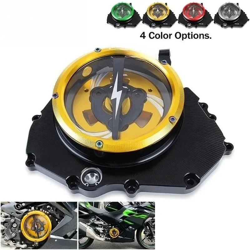 Trasparente Coperchio Frizione Per Kawski Ni ja 400 Z400 Ninja400 2018-2023 2022 Motore Della Protezione Della Protezione Molla di Fermo piastra di Pressione