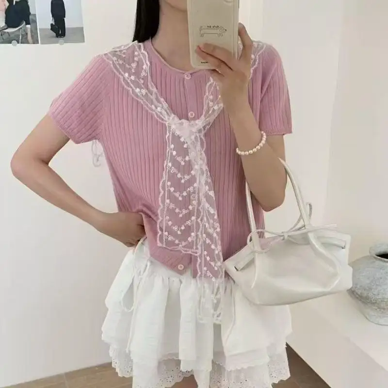 Women Small Shawl Decorative Fake Collar Women Clothes Accessories Detachable Collar New Lace Crochet Hollow Fake Collar