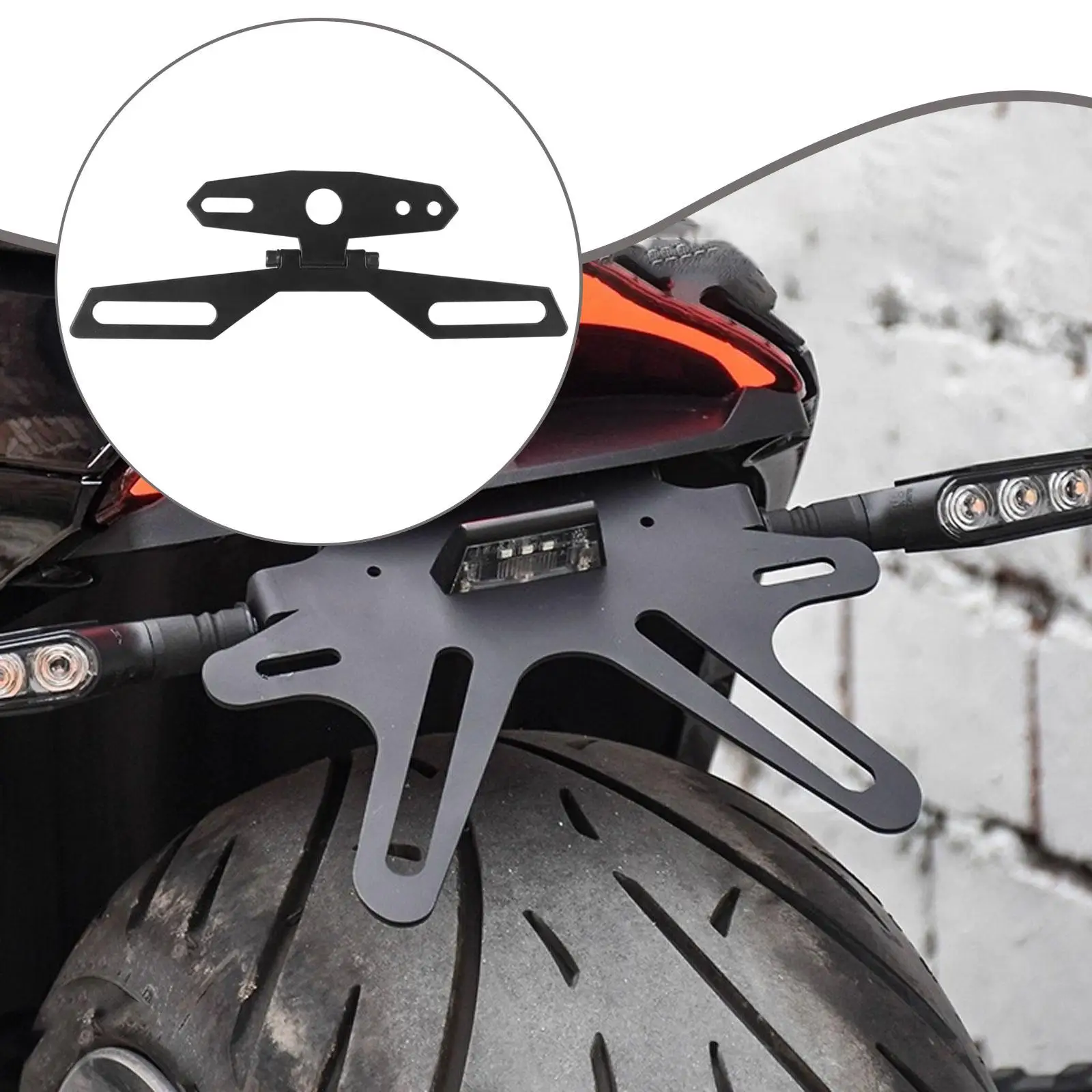 

Generic License Plate Light Bracket Mounting Bracket for Trailer Cars