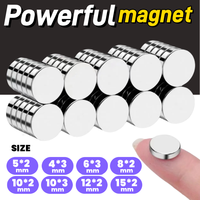 Super Strong Round Magnets Powerful Magnets for Fridge, DIY, Building, Scientific, Craft, and Office Magnets，Multiple sizes