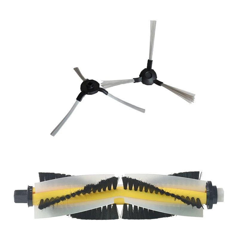 Sikat rol bulu cocok untuk Blaupunkt Bluebot XEASY Robot penyedot debu bagian rol sikat utama pengganti