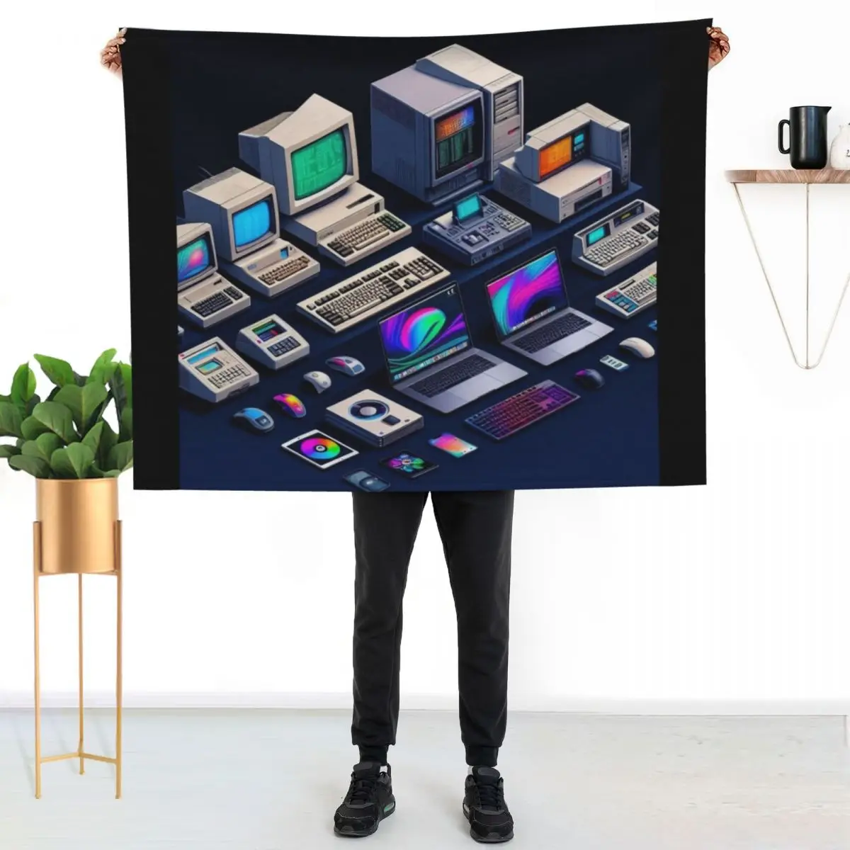 Computers #3 Throw Blanket Tourist Quilt Summer Beddings Thin Blankets For Baby Hair Blankets