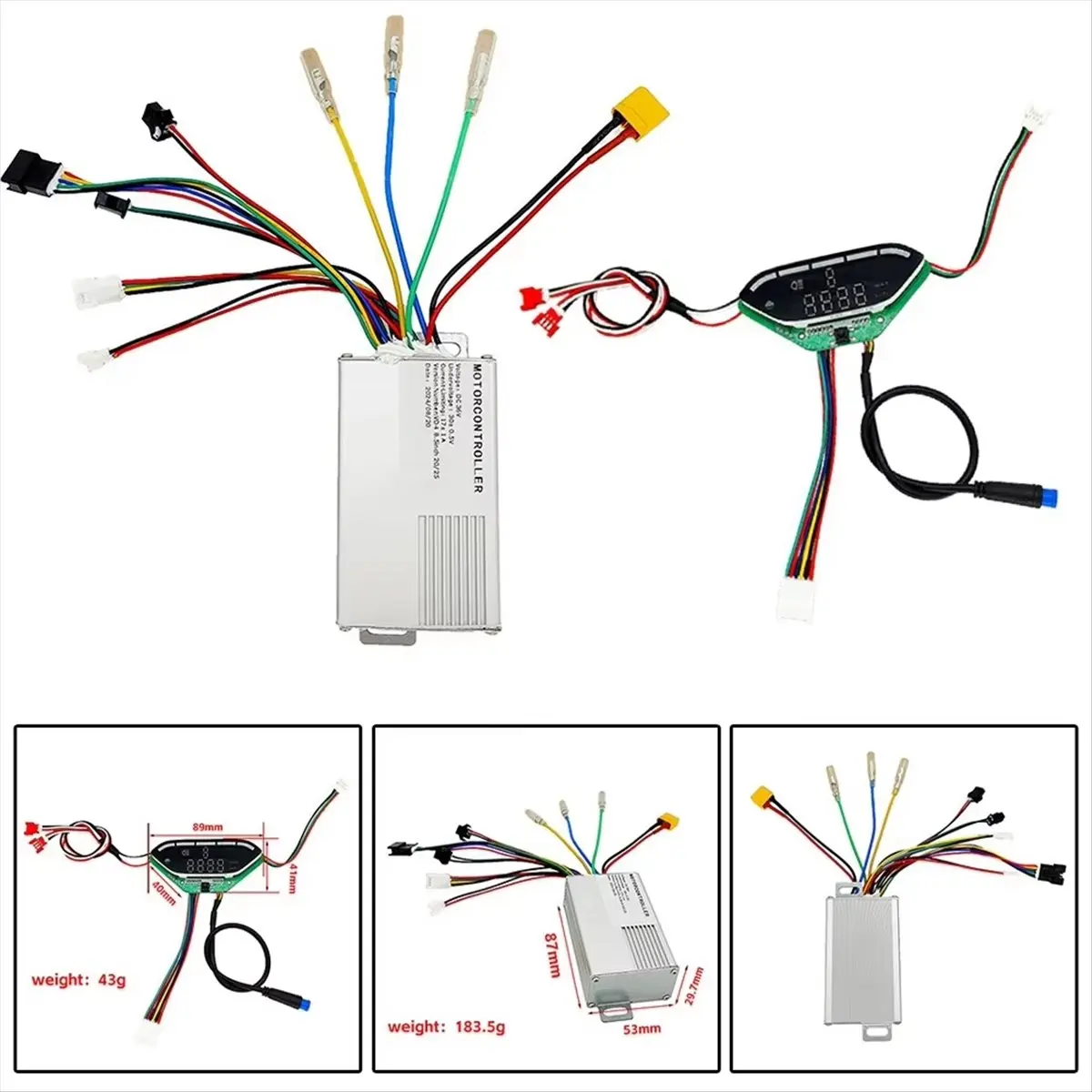 Electric Scooter Meter for E9T Electric Scooter Cycling Replacement Tool 17A 36V A-A14I