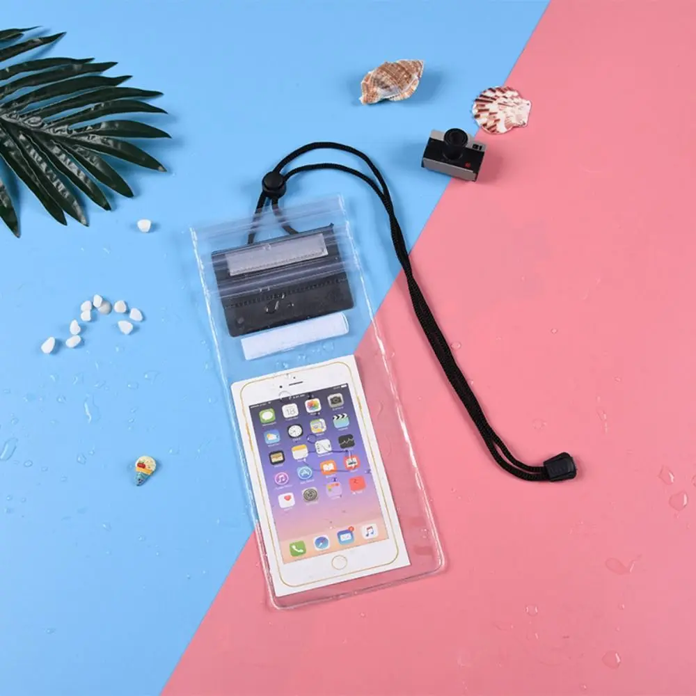 

Thick Strap Waterproof Phone Case Case Cover PVC Mobile Phone Waterproof Bag Mobile Phone Pouch Bag Phone Hanging Bag