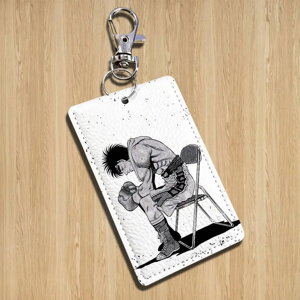 Makunouchi COOL Hajime no Ippo Card Holder Keychain Key Ring Door Lock Access Protective Case For Security Gift view 3