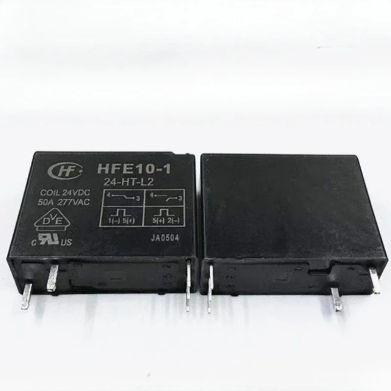 （Brand New Original）1pcs/lot 100% original genuine relay:HFE10-1 24-HT-L2 24VDC 50A 4pins Double coil magnetic holding relay