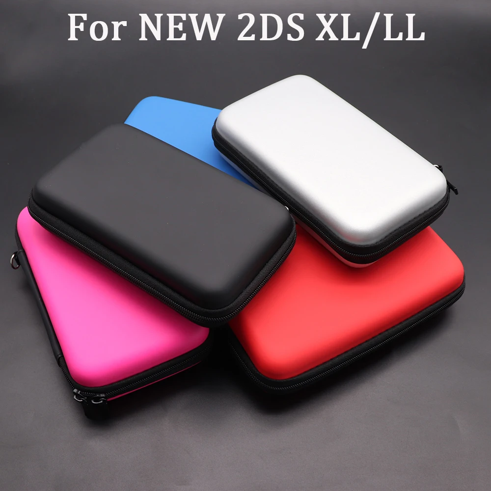 For New 2DS XL LL 2DSXL 2DSLL Game Console EVA Skin Carry Hard Case Bag Pouch Protective Cover Portable Storage Bag