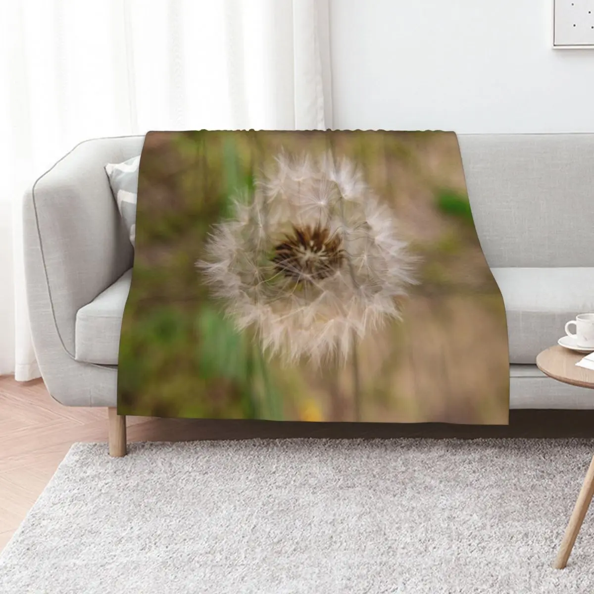 Dandelion Puffball Throw Blanket Fashion Sofas Summer Beddings Tourist Summer Flannel For Baby Blankets