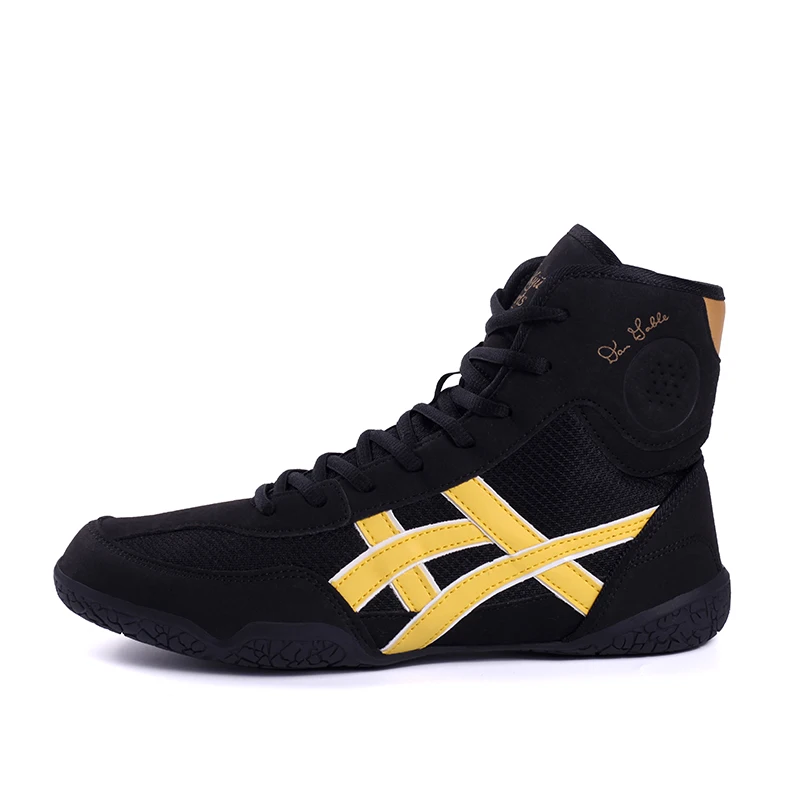 Hochwertige Professionelle Boxschuhe für Herren für Alle Jahreszeiten, Wrestling, Gymnastik, Indoor-Fitness und Umfassendes Training – Detail 16