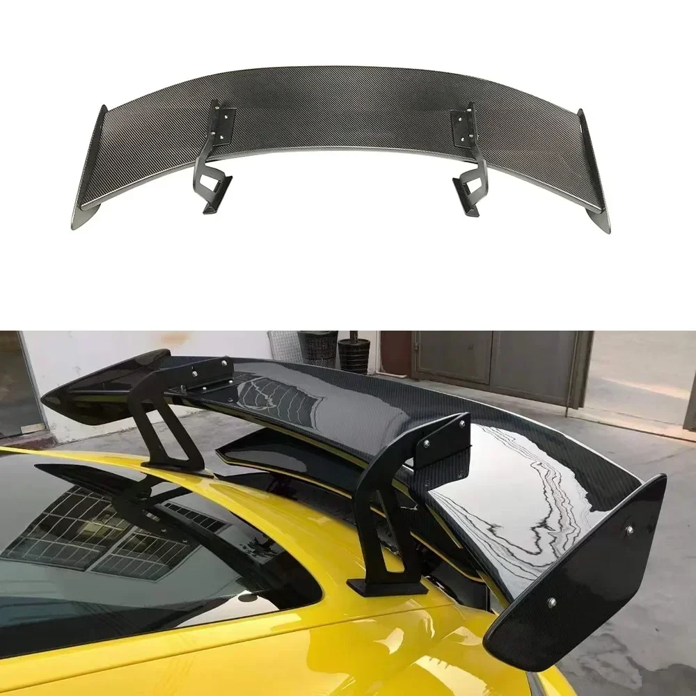 New! For Porsche 718 High-quality GT4 RS Style Dry Carbon Fiber Spoiler Car Tail Car Accessories Body Kits Trim Car Decoration 3