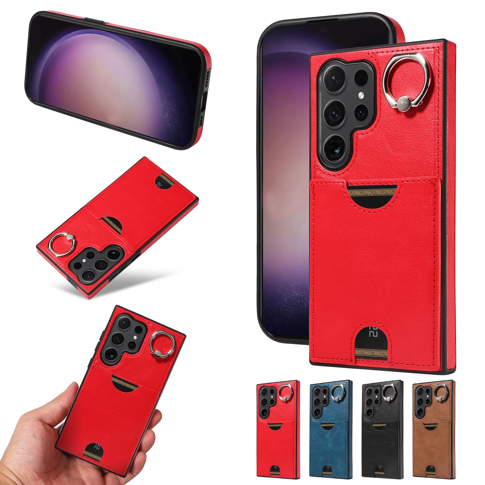 

Phone Case Samsung S Series Complete S21FE S22/Ultra S23/FE/Ultra S24/Ultra S25/Ultra With Anti Slip Scratch Resistant Tape Slot