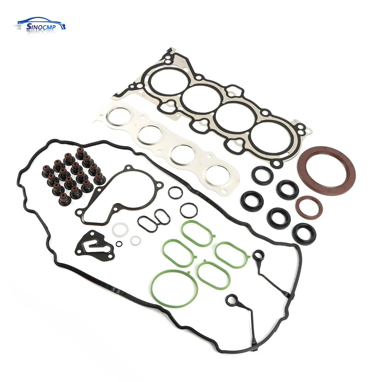 

​ 1 комплект уплотнений для капитального ремонта для Hyundai Elantra I30 Mistra Kia G4NB Forte K4 2010-2021, детали двигателя 20910-2EA00 20920-2EU02