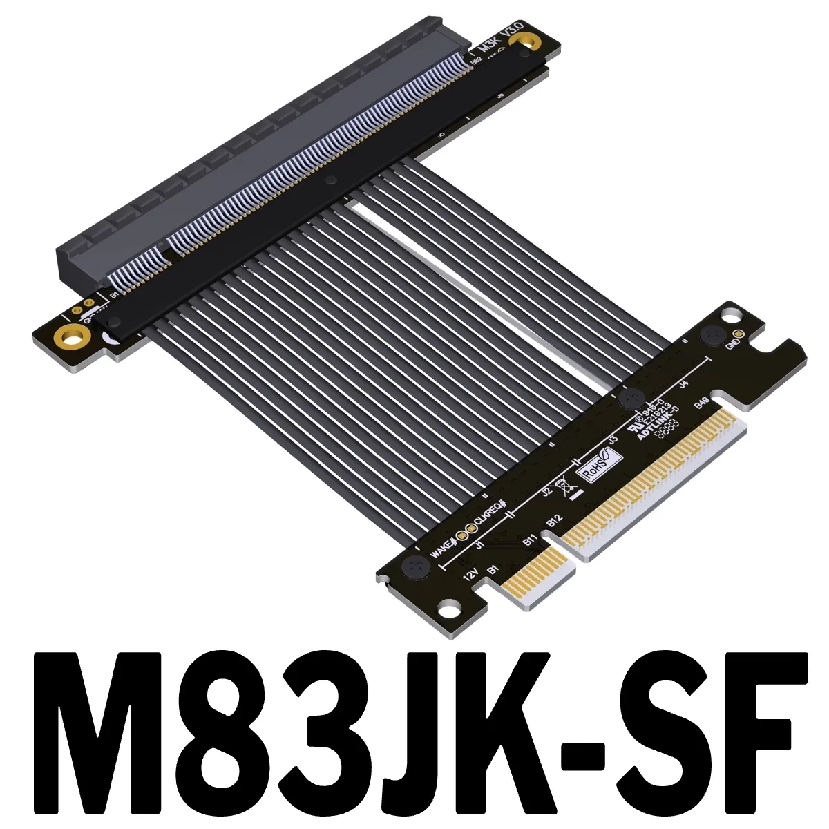 Riser PCI Express PCI E 4.0 Riser AMD NVIDIA Card Gen4 8x Ke 16x Slot Riser Adaptor Kabel Ekstensi PCIe x8 x16 1U 2U GPU Mining