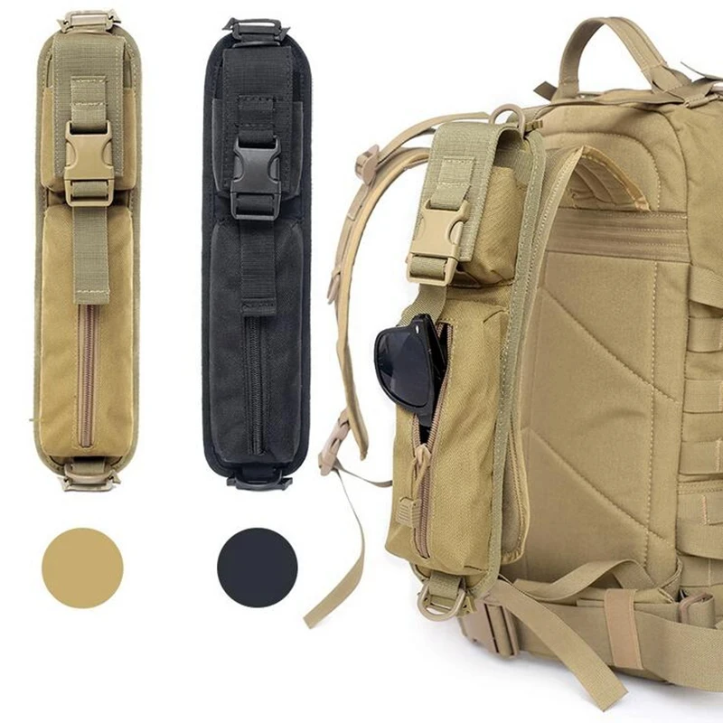 Tactical Shoulder Strap Sundries Bags for Backpack Accessory Pack Key Flashlight Pouch Molle Outdoor Camping EDC Kits Tools Bag