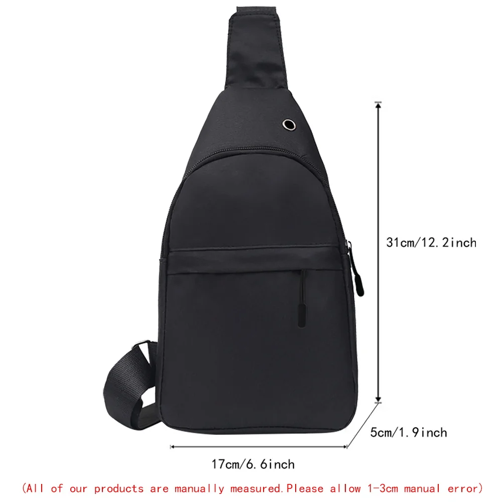 2022 Men Shoulder Bag Trend Outdoor Chest Bag for Men Canvas Sport Crossbody Wave Printed Pattern Daily Picnic Travel Package