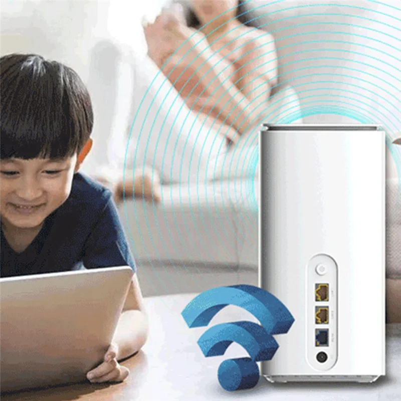 Roteador wi-fi 5g, roteador wi-fi6 cpe, porta lan gigabit, 1200mbps, 2.4g + 5g, suporte para 100 usuários para empresas domésticas (plugue da ue)