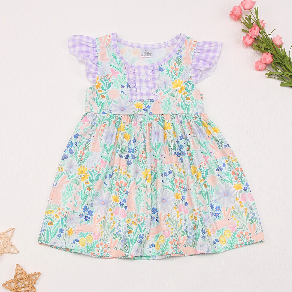 

Baby Girls 1-8T Lace Dress One Piece Lace Bow Clothes Bodysuit Sweet Flower Skirt Purple Lattices Outfit Toddler Bebes Clothing