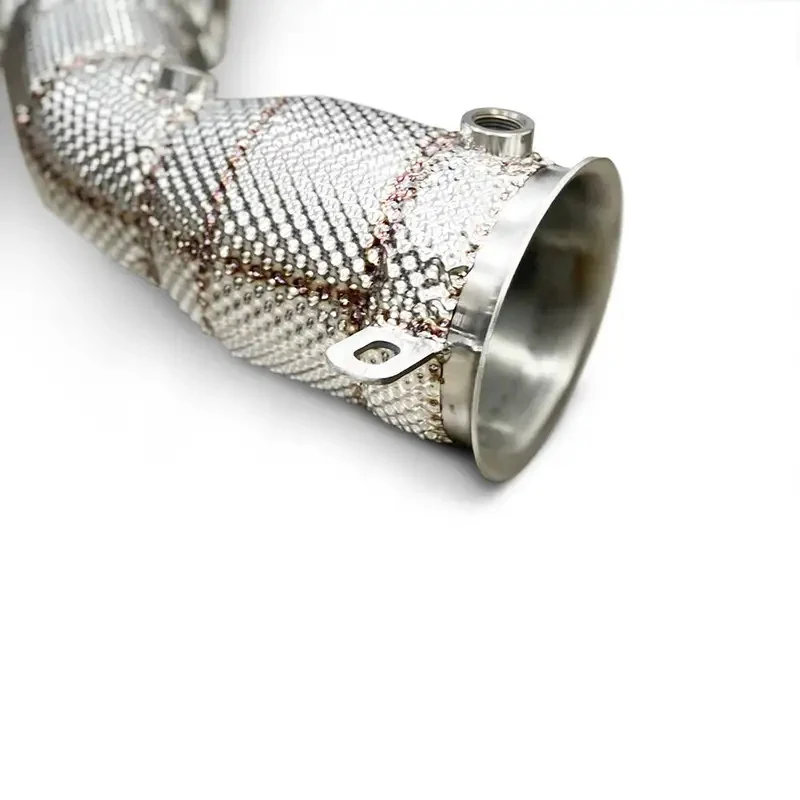 SS304 Downpipe Exhaust With Heat Shield P1 3.8T Hard Top 2013-2020 Performance