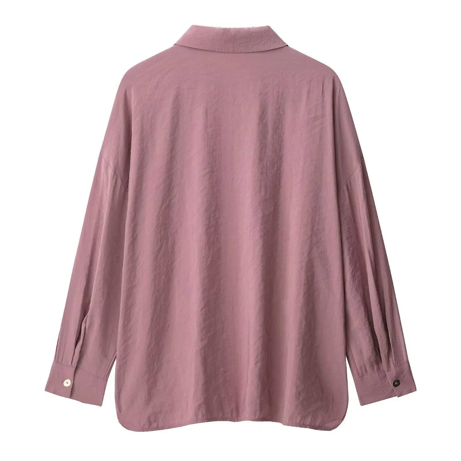 Europäische Damenmode Herbst Polo Kragen Langarm Hemd Freizeithosen Set Damen Drapey Style Outfit