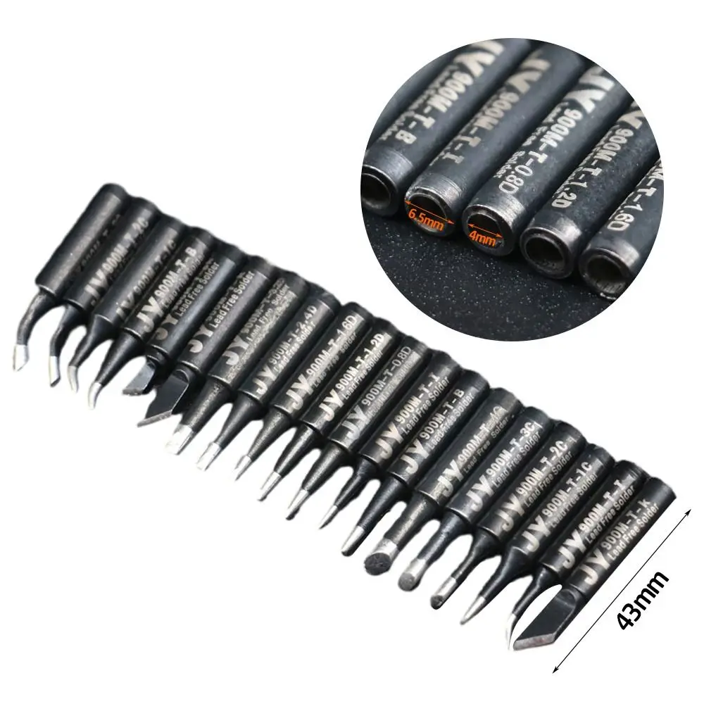 Black Color 936 900M Welding Tips Oxygen-free Copper Lead Free Solder Head Soldering Iron Head for Hakko/Saike
