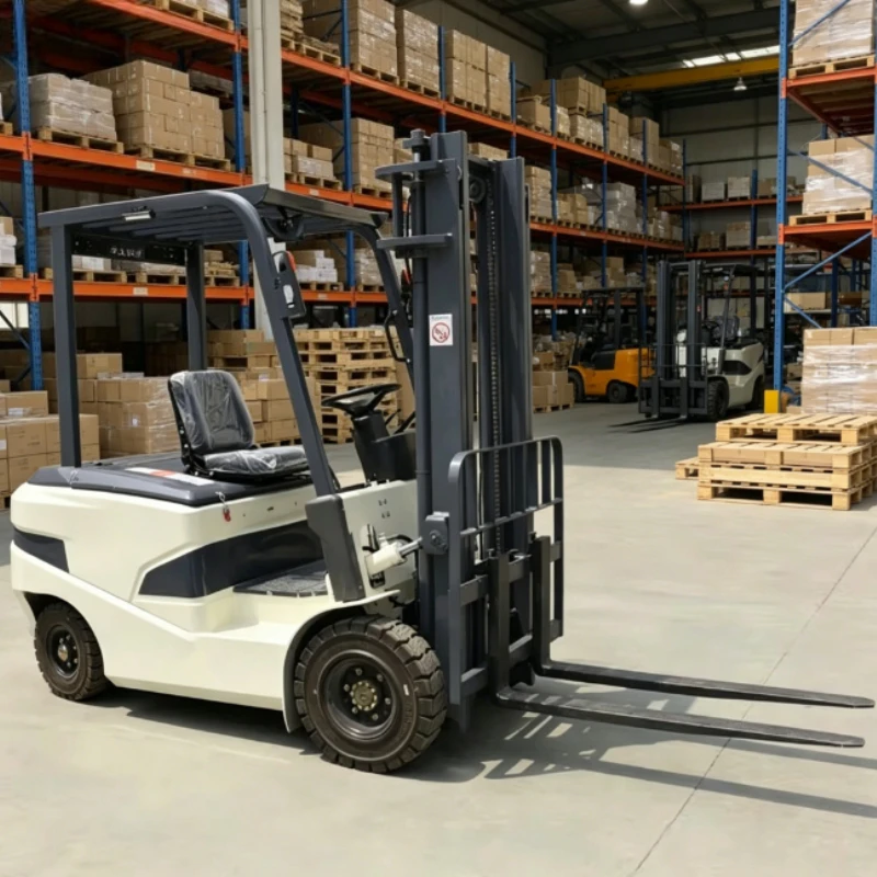 3.5 Ton Hand Control Walkie Electric Forklift Low Body Height Container Inner Goods Loading Unloading Transport Truck
