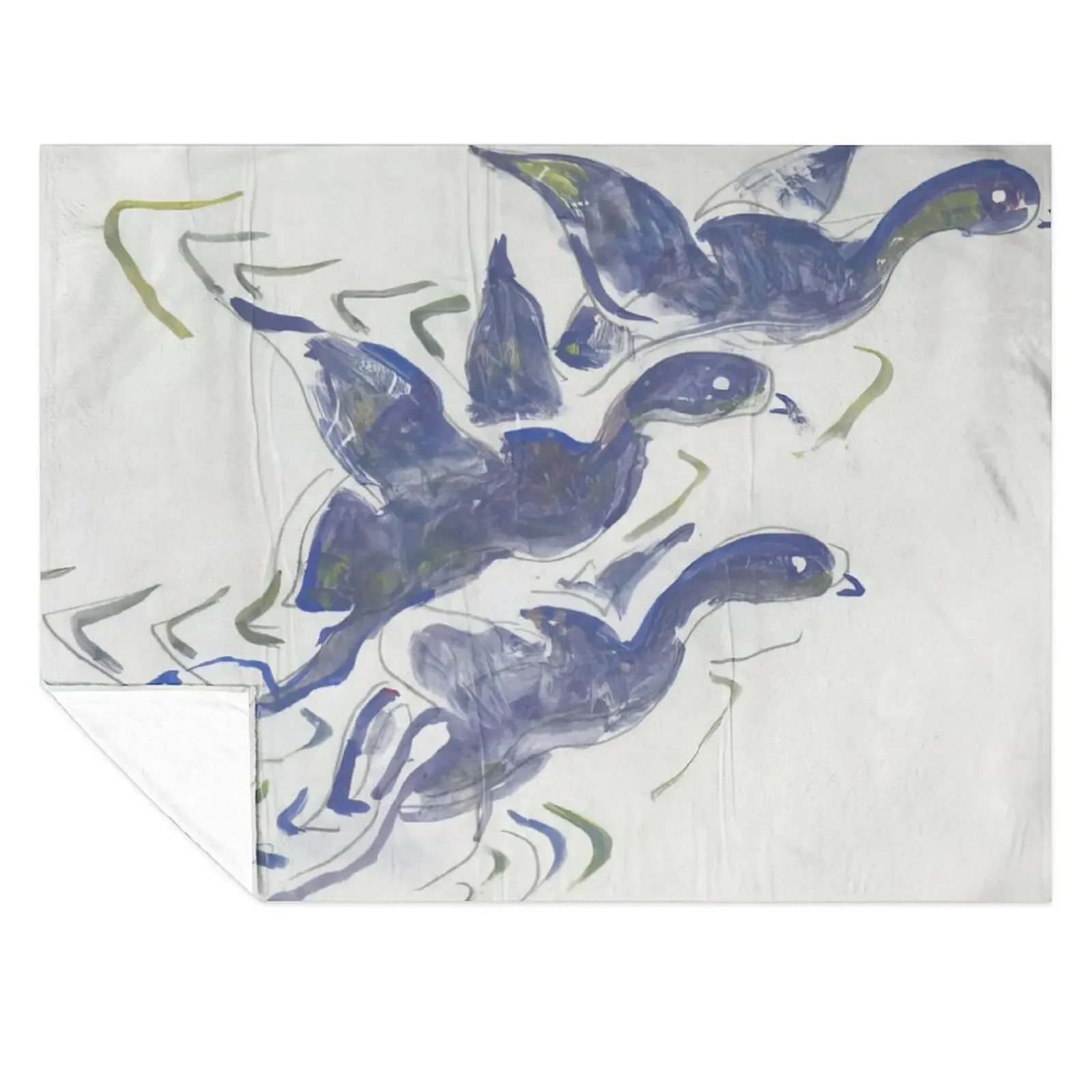 

Walter Anderson - Lifting Off Throw Blanket manga Soft Hair Luxury Blankets