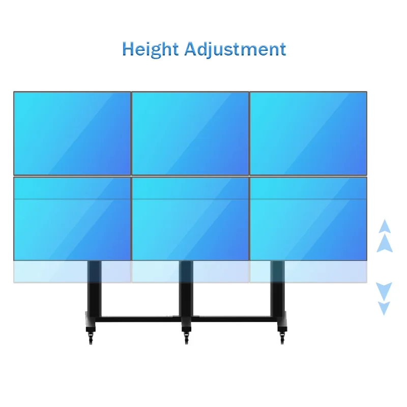 Scherm Video Muur Vloerbeugel Landschap Wielbasis (3*2) (AW 600)