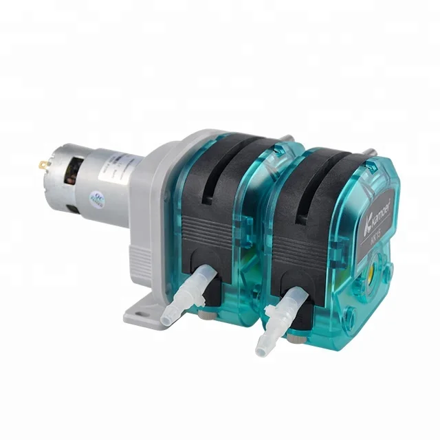 Kamoer KKDD 12V 24V double head pump Series dc motor water pumps peristaltic pump with pump tube