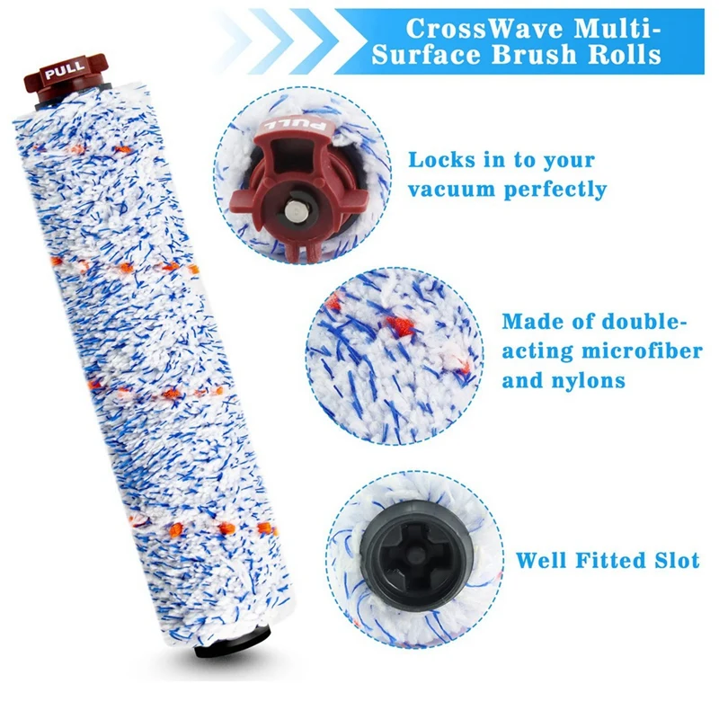 Акция! Многофункциональная роликовая щетка + запасные части для фильтра Bissel Crosswave 1866 1868 1785 2306 Роботизированная Вакуумная очистка