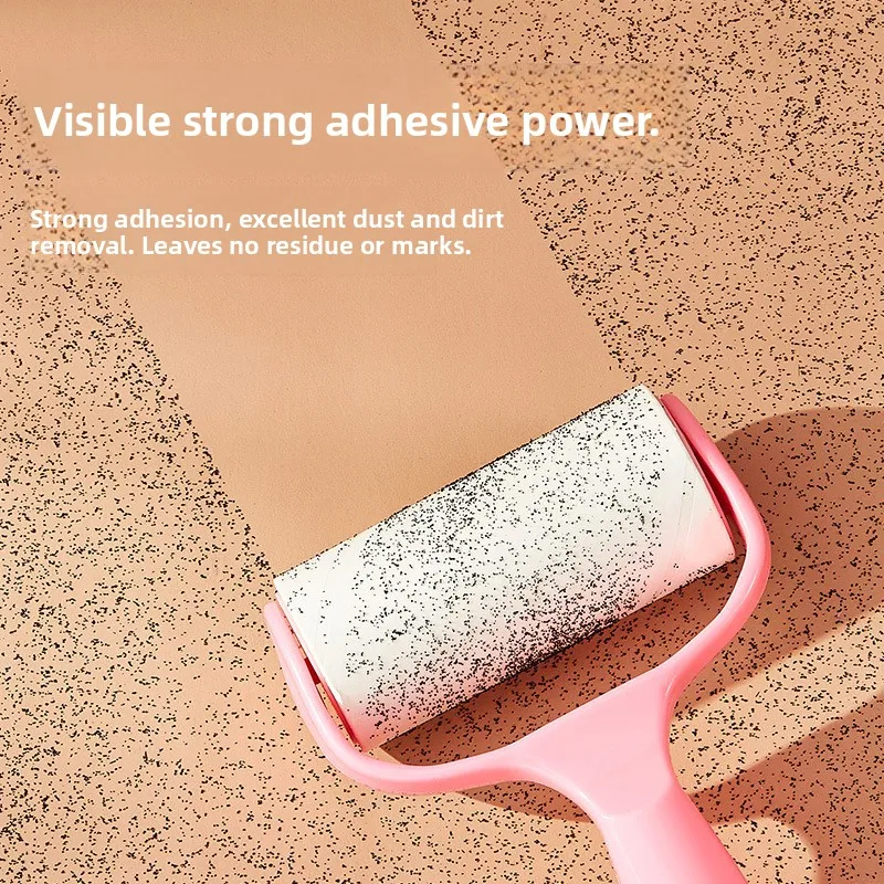 Tearable Sticky Hair Remover Roller Brush for Clothes Dust Cleaning Hair Removal Roller Paper for Cats Hair Removal Tool