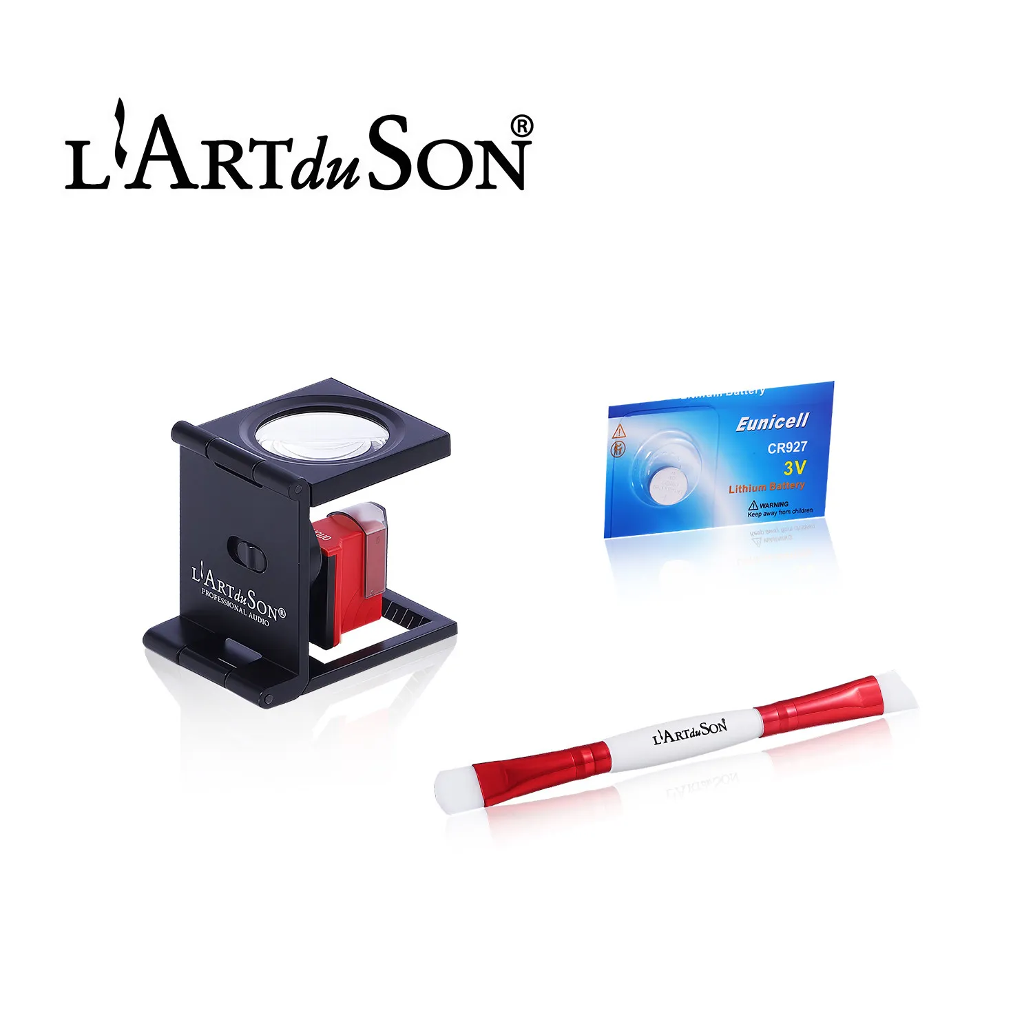 

Germany L'ART du SON The Art of Sound LP Vinyl Cartridge Cleaning Brush Amplifier