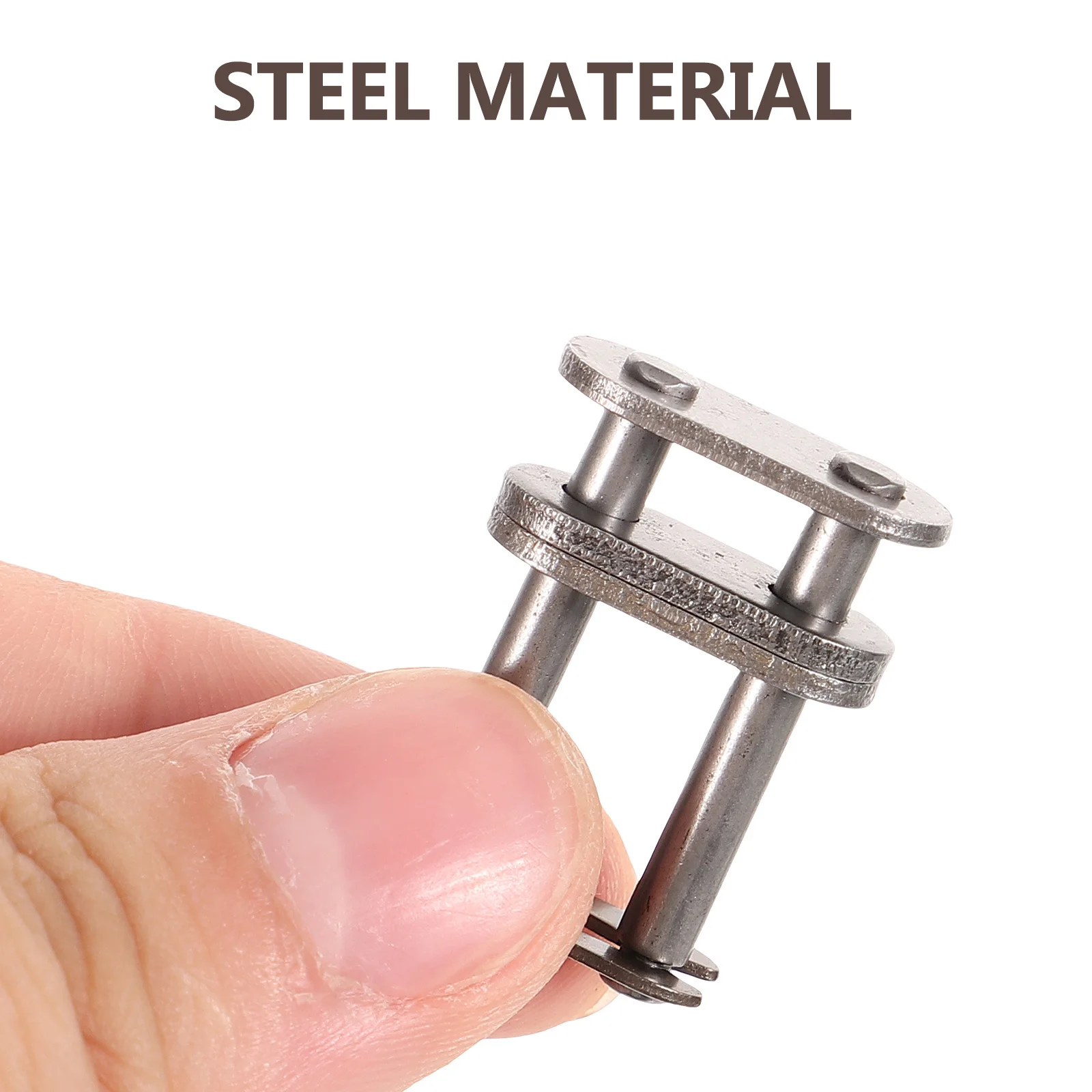 

10Pcs Bike Chain Connector Accessories Easy Use Reliable Steel Chain Buckle Joint Quick Release Buckle Connector Link for Bike