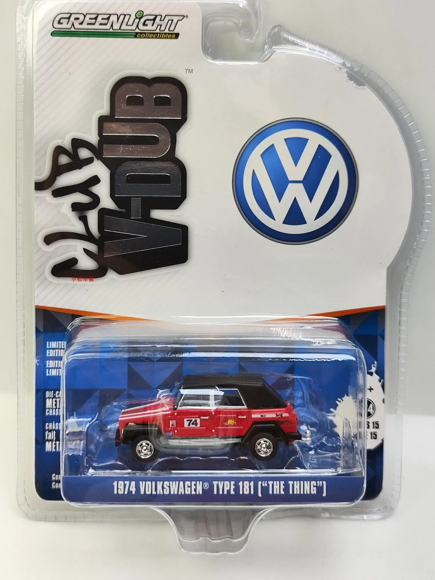 

1:64 Club Vee-1974 Volkswagen Thing(Type 181)#74 BAJA Collection Of Car Models