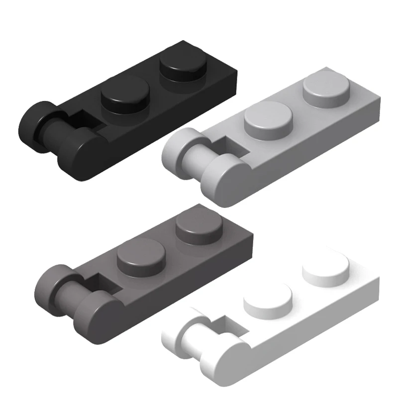 MOC 60478 Accessories 1x2 Single Side Hinge Plate With Handle Normal Brick Building Blocks Assemble The Part Model Accessory Set