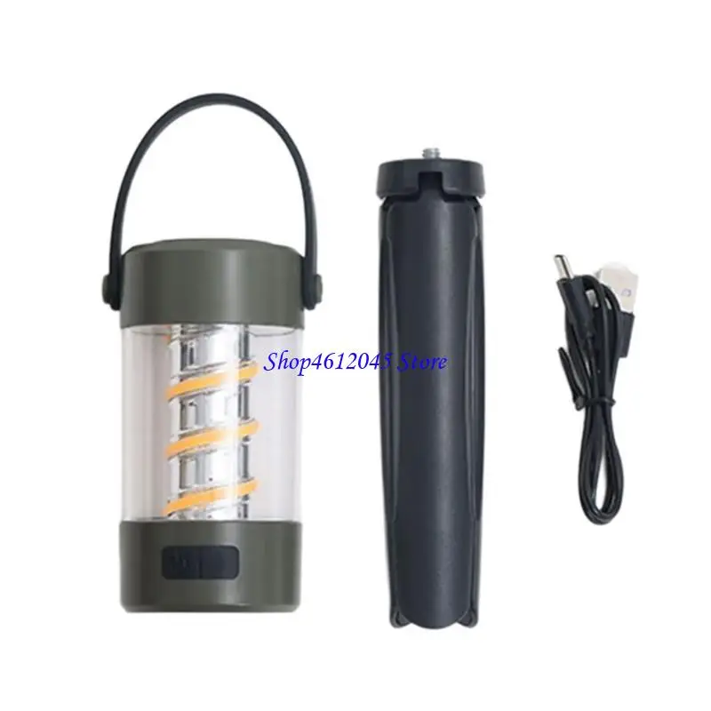 

L69A Practical Camping Light with Adjustable Brightness Silicone Handle ABS Texture Perfect for Tents and Night Activities