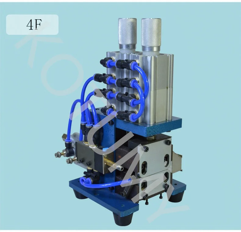 3F/4F Pneumatyczna automatyczna maszyna do ściągania izolacji Pneumatyczna maszyna do skręcania kabli Obieraczka do cięcia drutu Obcinak z ostrzem 3F