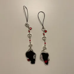 Pucca and garu matching phone charms/keychain